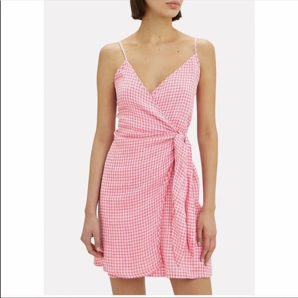 Rails Malia Pink Gingham Dress NEW